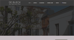 Desktop Screenshot of deblieck.be